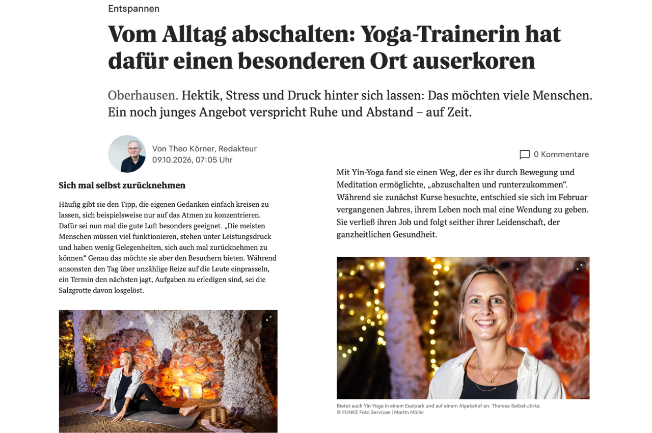 WAZ Artikel über Theresa Seibel-Jörke